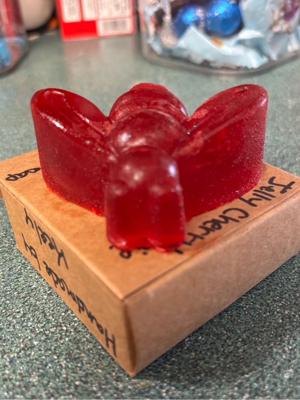 Handmade Cherry Pie Jelly Soap Bar | Cherry Scented Hand Soap